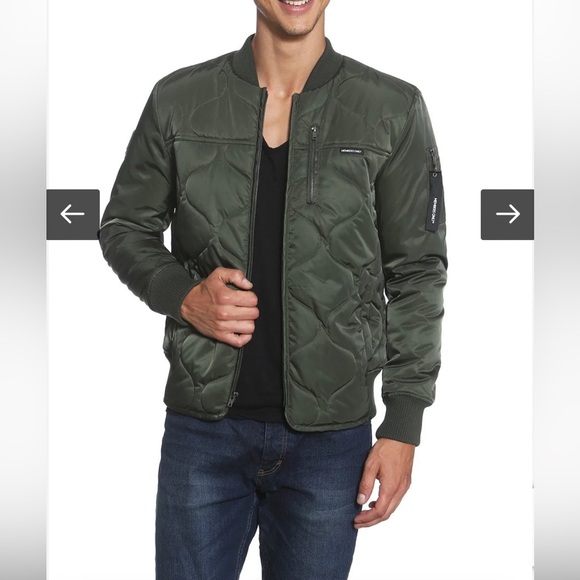 Members Only Oval Quilt Bomber Jacket - Picture 2 of 4